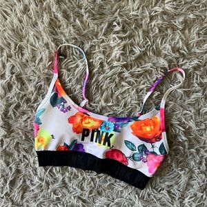 Victoria's Secret PINK Floral Sports Bra